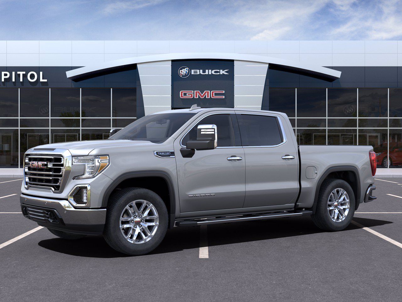 New 2021 GMC Sierra 1500 SLT 4D Crew Cab in San Jose #B11540 | Capitol ...